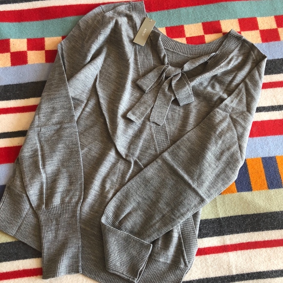 J.crew Wrapped Back Merino Sweater, Sz S, NWT - Picture 7 of 7
